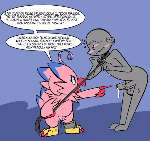 Biyomon's adventure in Cutesubbing [MF] (Not_A_Furfag) by OwO_Bot