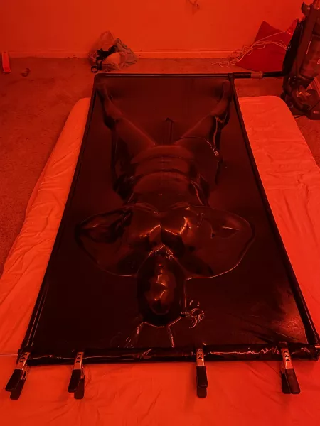 Black and red look good on me 🥰[F][OC] by chaosbondage