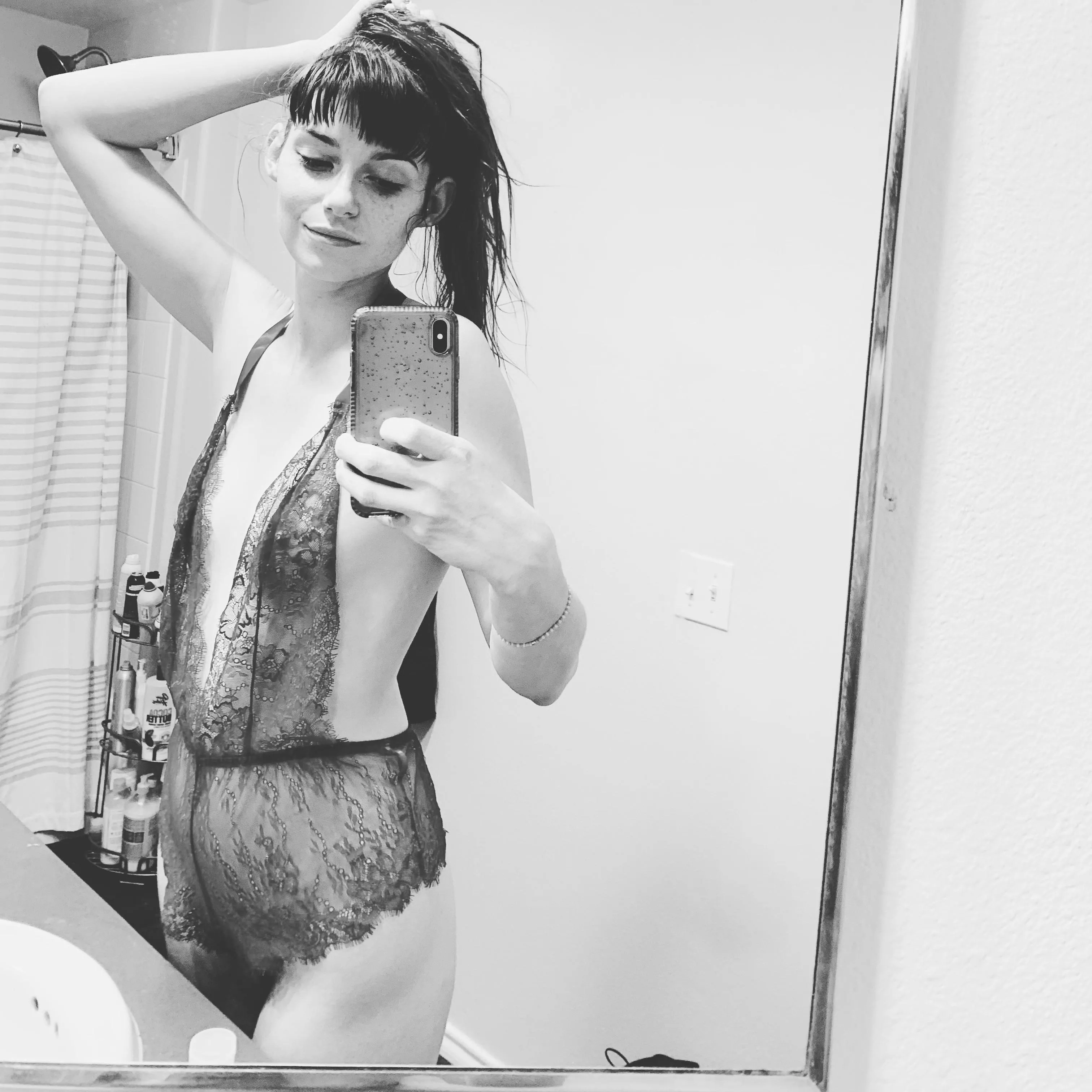 Black and white selfie posted by tkorzon5