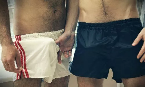 Black and White (X-Post /r/guysinshortshorts) posted by menareamazing