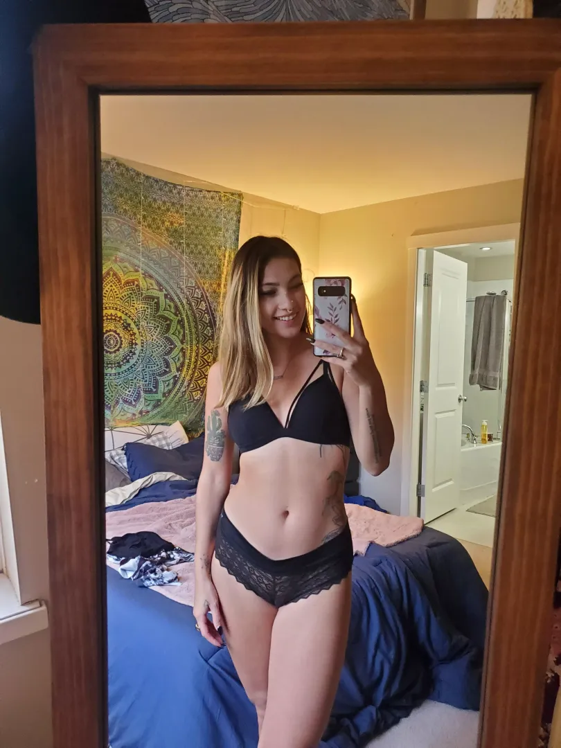 Black bra & panties - how do I look? posted by Delicious_Drive_8283