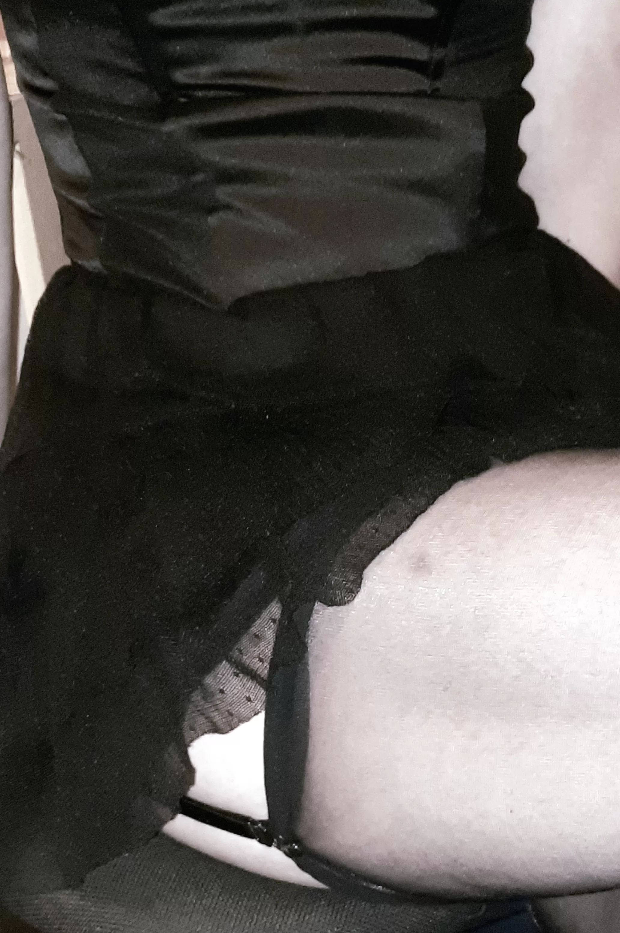 Black dress with suspenders!? posted by Ms_Shell_of