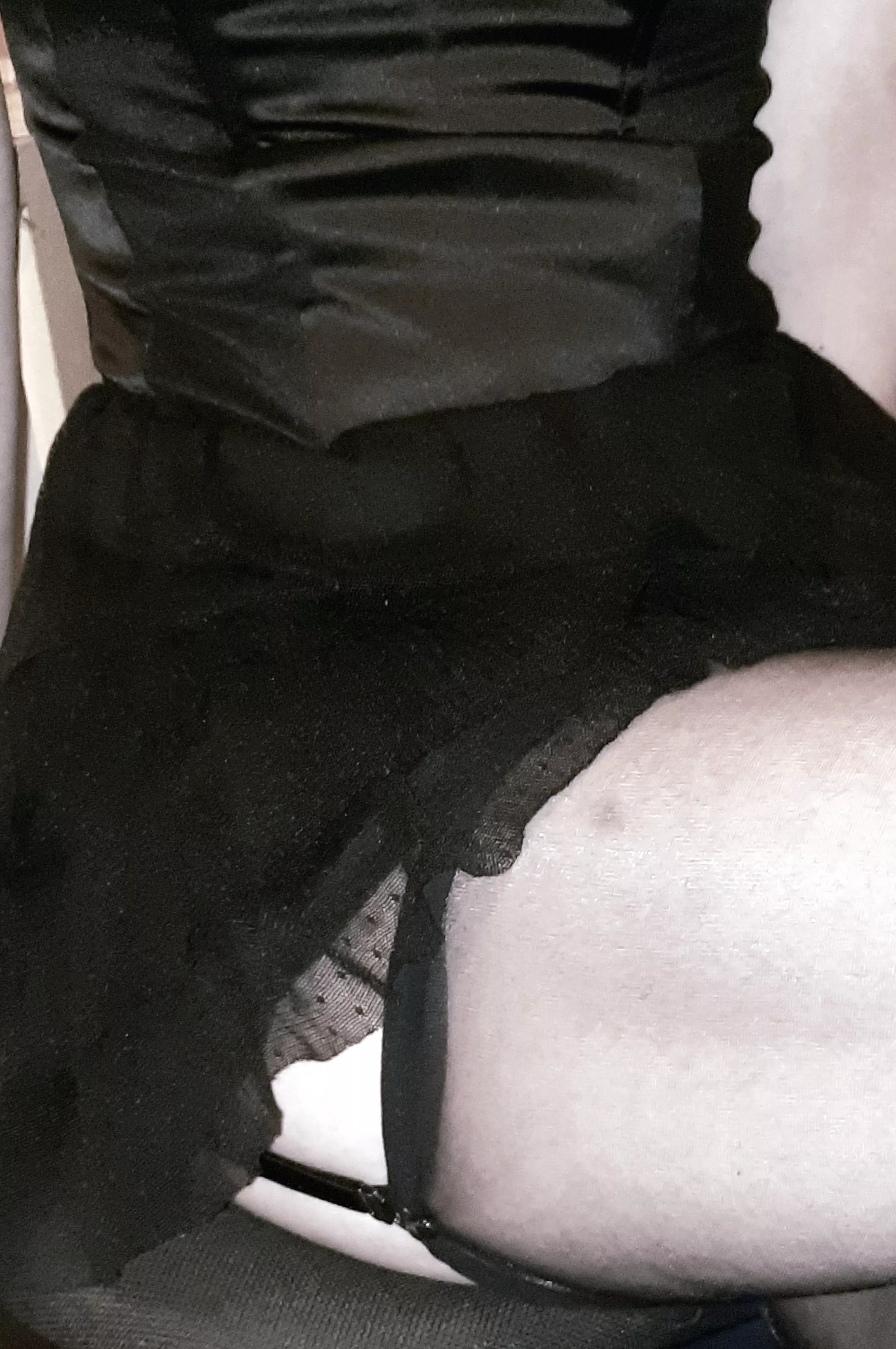 Black dress with suspenders!? posted by Ms_Shell_of