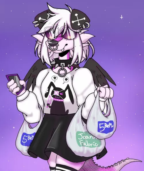 Black Friday shopping w/ Cross by SemiAnimatronic