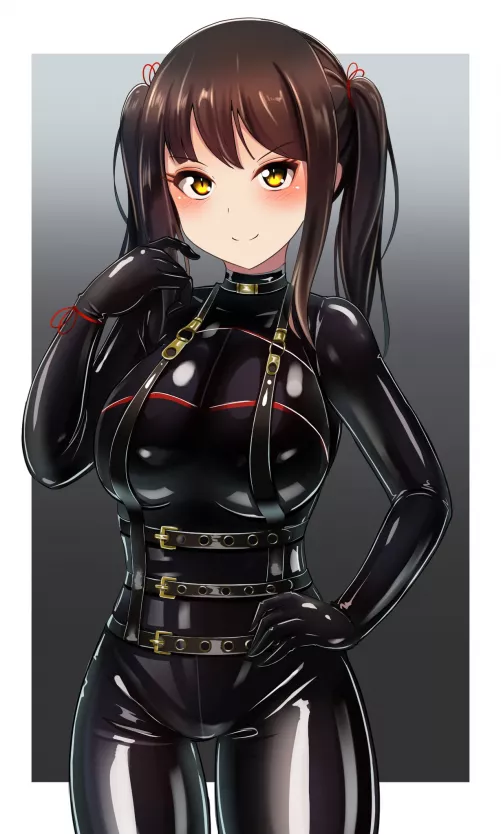 Black Latex Suit (Ibusuki) [Original] by sequence_string