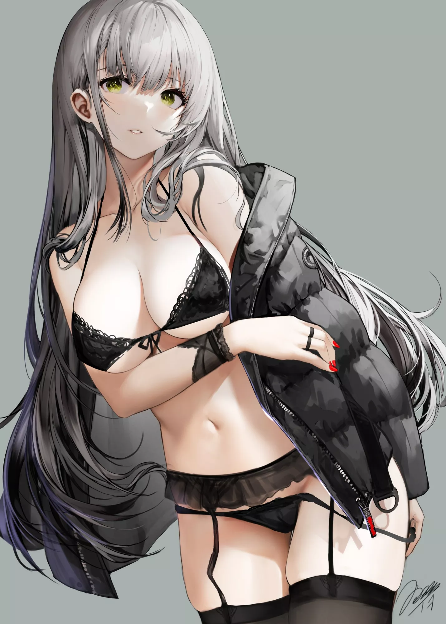 Black Lingerie [Original] [1430x2000] posted by CheetahSperm18