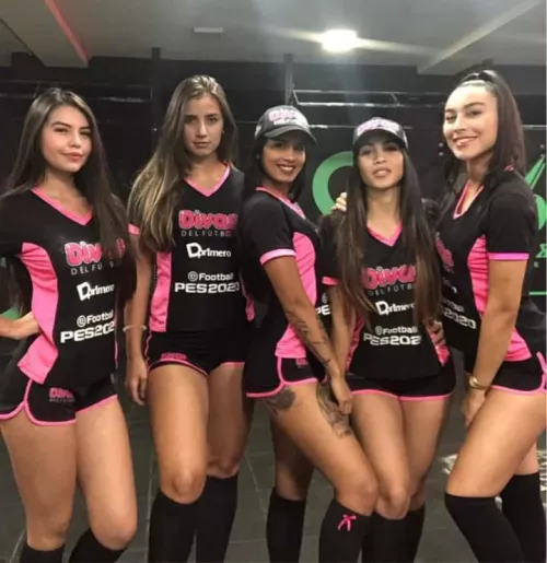 Black n pink futbol ladies by Chaturbater1