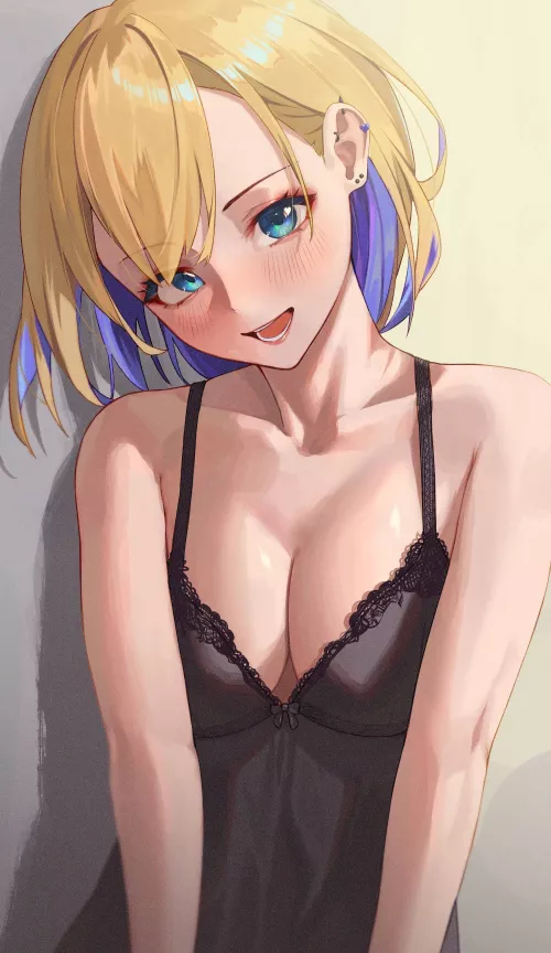 Black Nightwear [Artist's Original] by CheetahSperm18