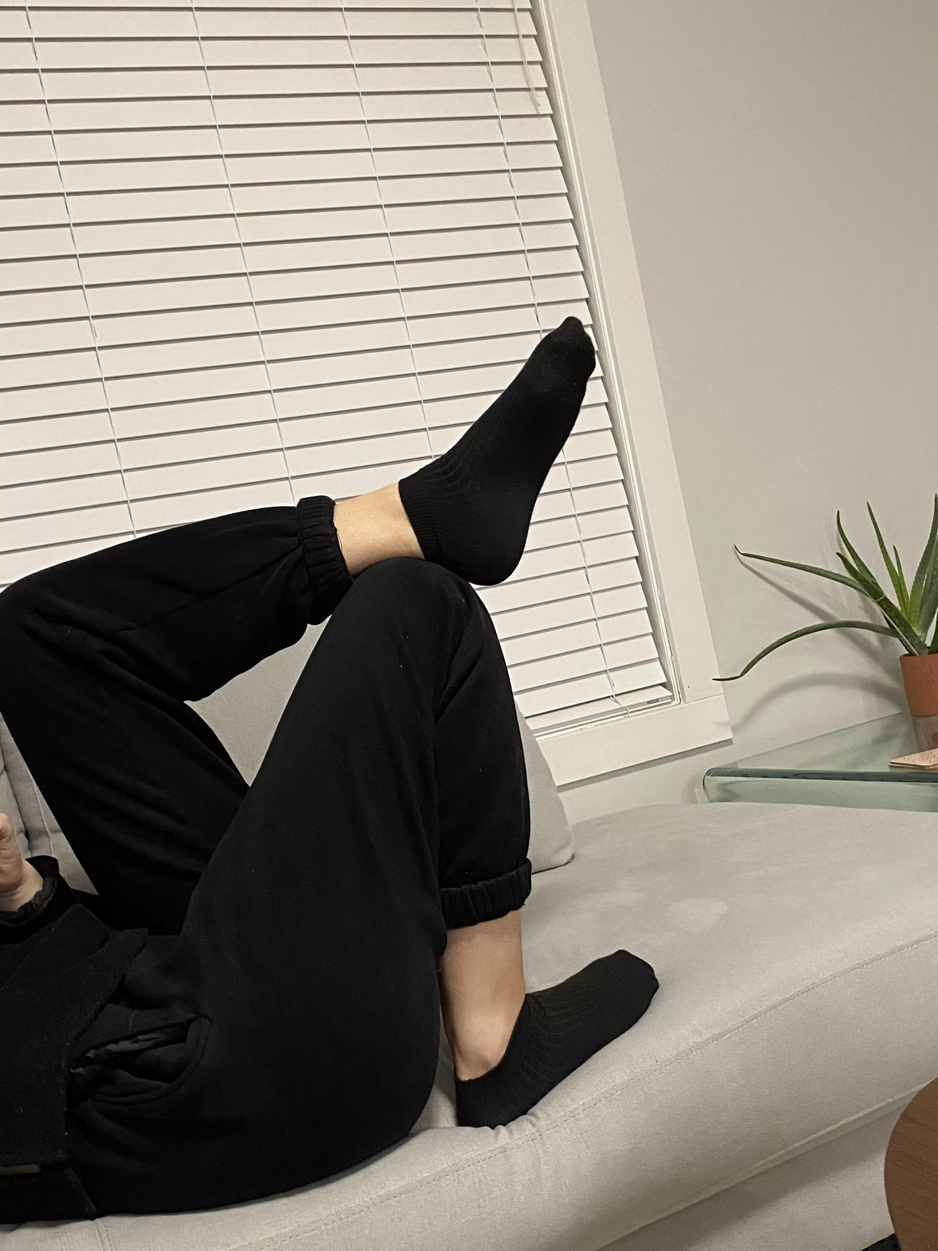 Black on black today! 🇨🇦🇨🇦 posted by Savscutefeet