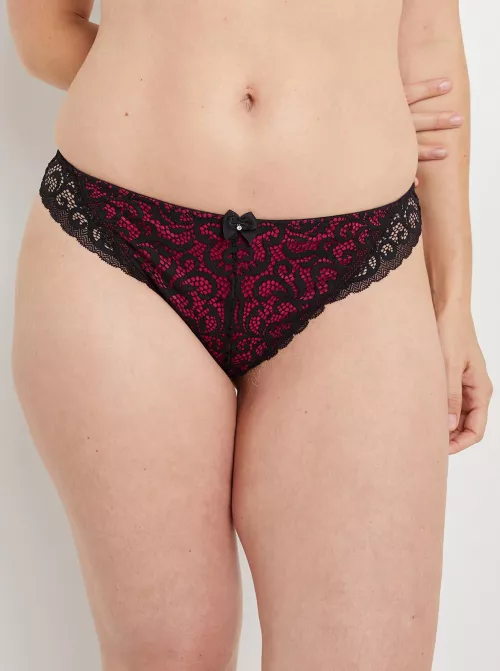 Black & red lace by panty_overload