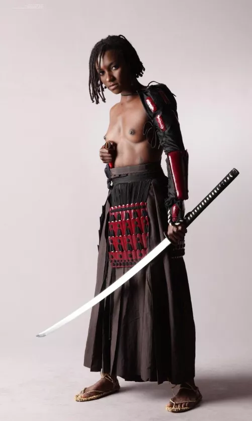 Black samkari (r/WarriorWomen/) by vengefulroar
