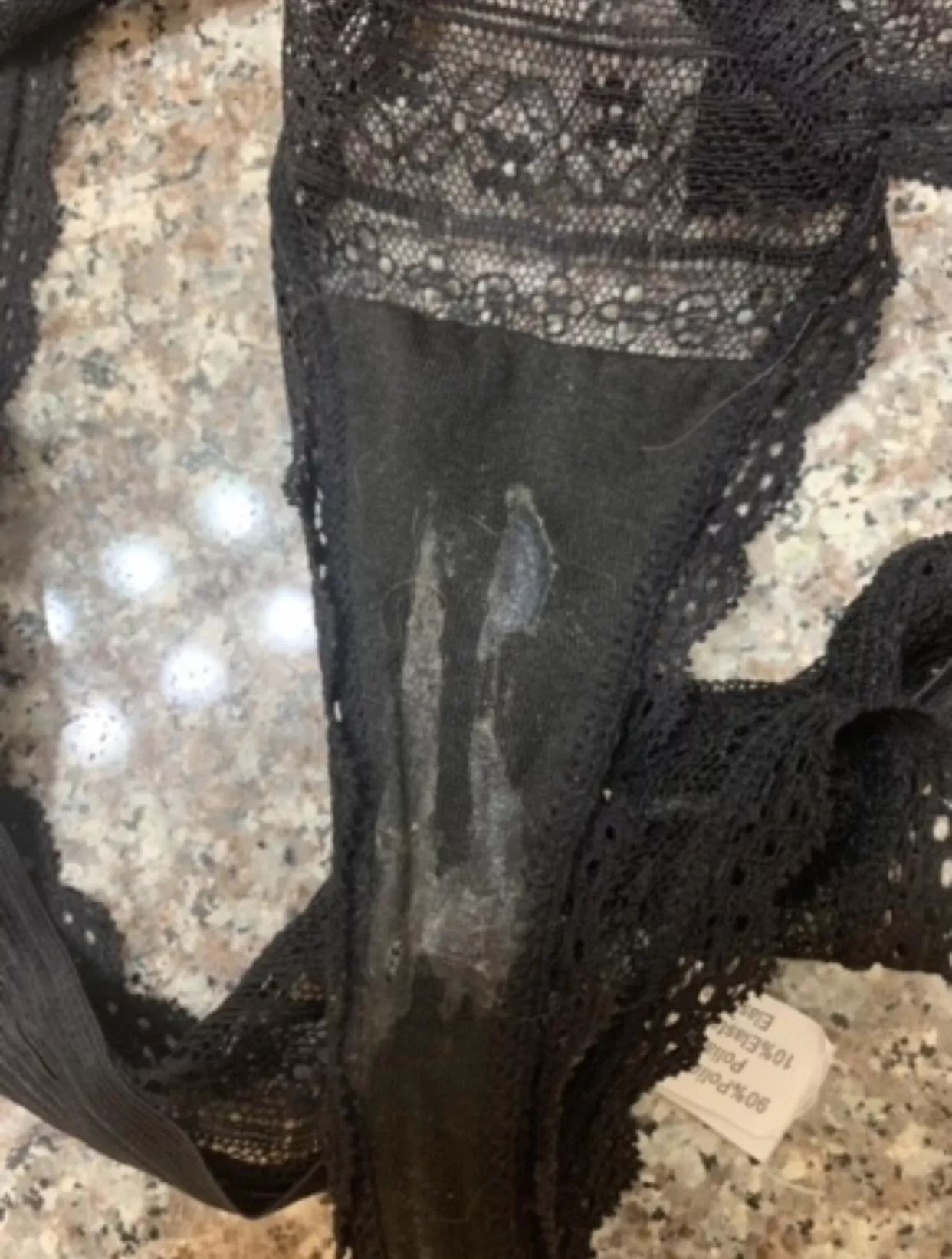 Black shows the most. 🖤💦 posted by KaitiBaby69