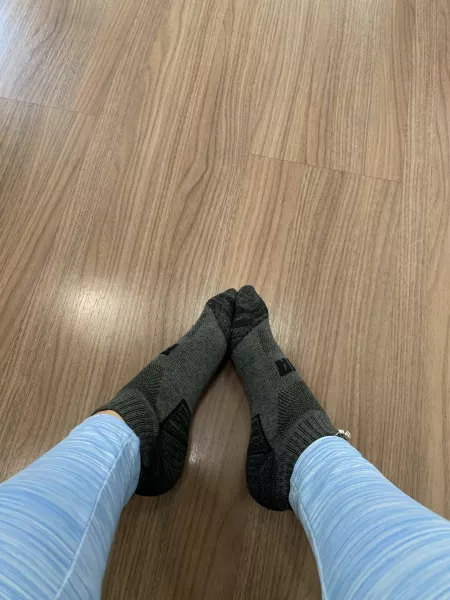 Black socks by princessjasminefeet1