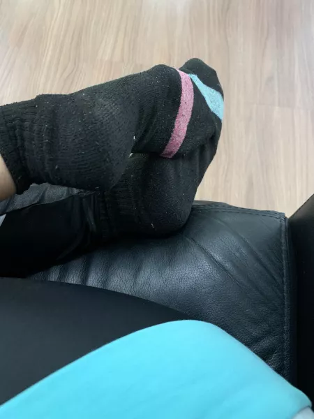 Black socks by princessjasminefeet1