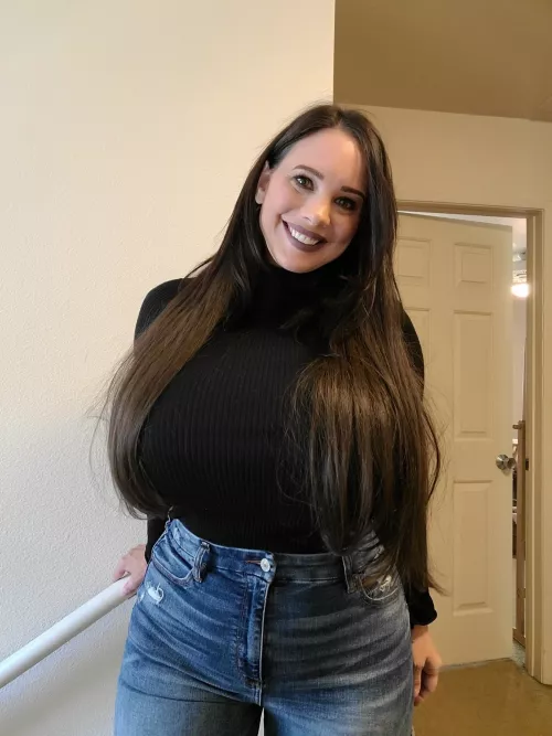 Black turtleneck by FizzyOrangeJuice