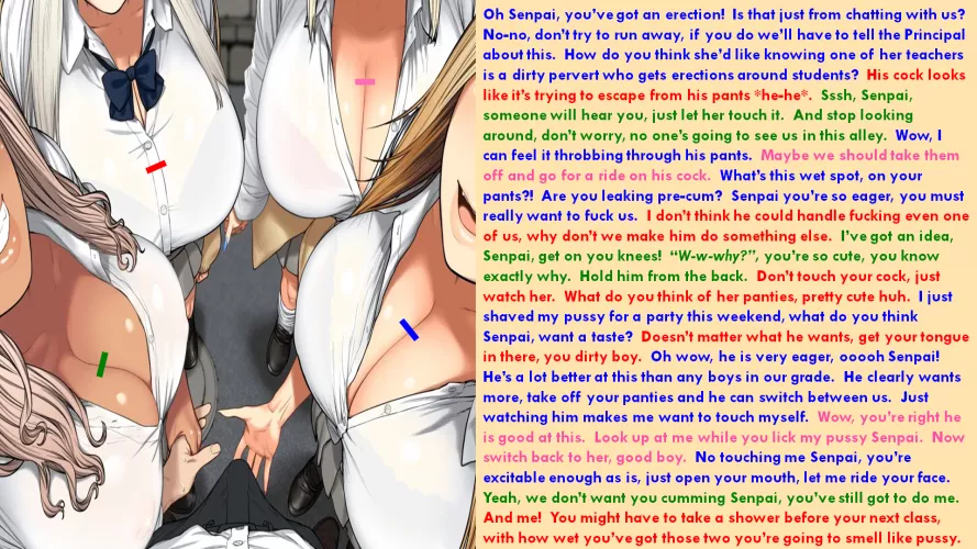 Blackmailed by your students [femdom][cunnilingus] by ymous42