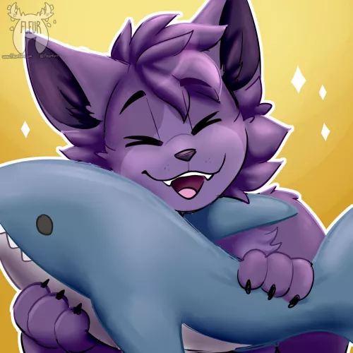 BLAHAJ!!! (Art by me: @Fleurfurr on Twitter) by Fleurfurr