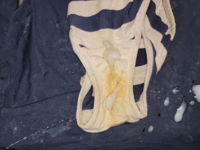 Blasted her three day wear panties by smalldickhubby2020