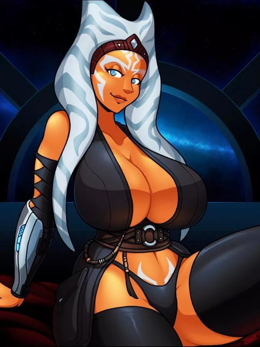 (Blazbaros) Not sure if this is a repost but hope y’all like this one too lol. Ahsoka all grown up ☀️🍑🤱😹🤩 posted by hopewl93