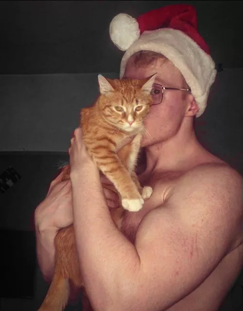 Blaze and I say hi and are wishing you a great day 💕🎄 by GymBruhReddit