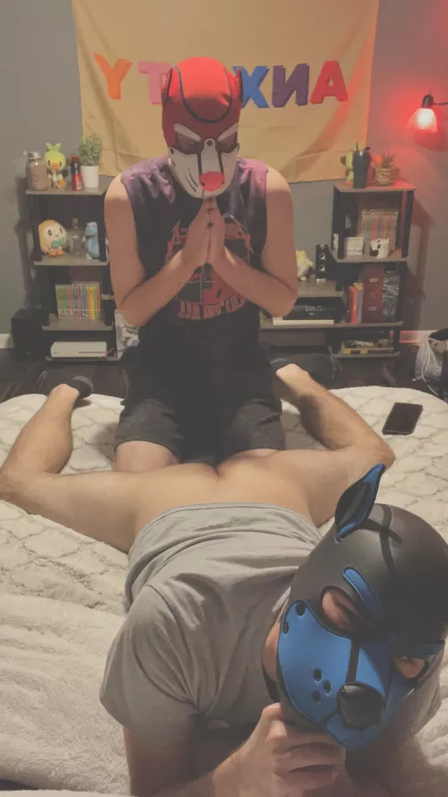 Bless us, O Furry God. Bless this ass and our yiff. Since you redeemed us so dearly and delivered us from normality, as you gave me a share in these cheeks so may you give us a share in eternal pleasure. by Shy_Himbo_Pup