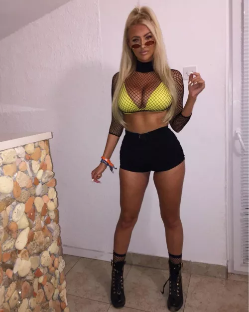 blonde chav babe by JJCAngler