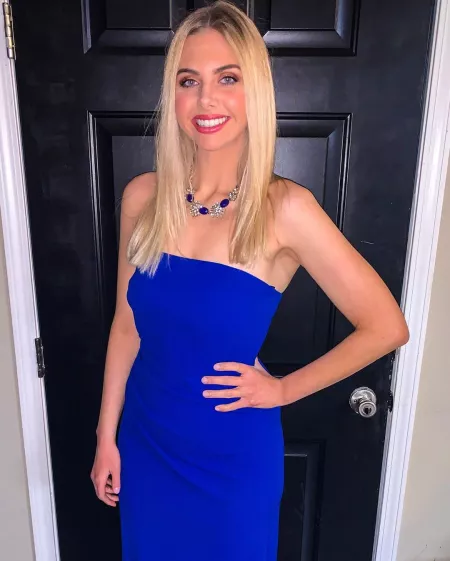 Blonde in a Blue Dress by WarmObserver