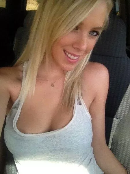 Blonde in a wifebeater posted by innocentenough90