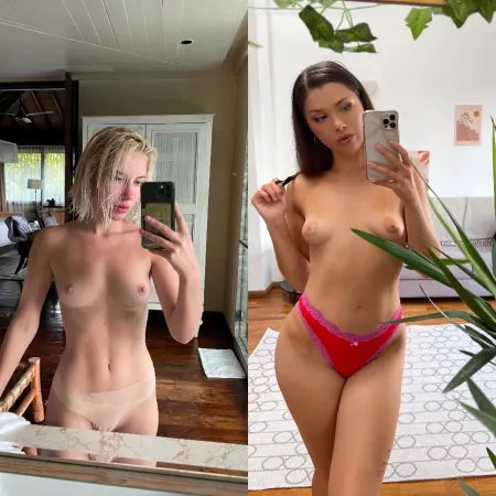 Blonde or Brunette? by SneakerLover213