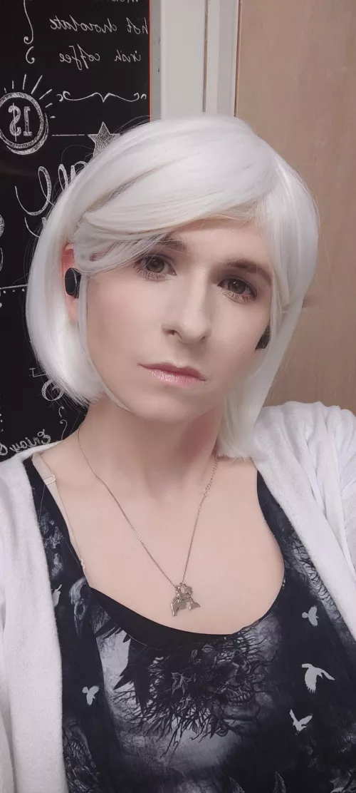 Blonde or purple for the day by Ok_Conference1952