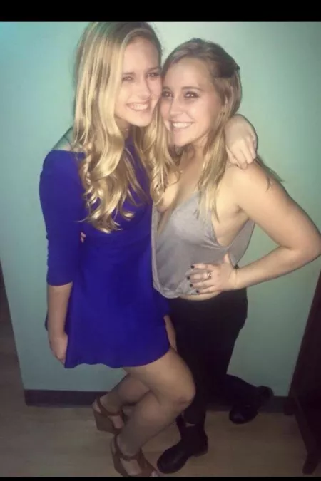 blonde with no bra by haymaker8901