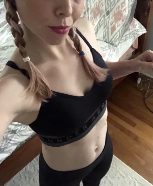 Blondes.. In pigtails 😈😈 by FitnfineCaroline