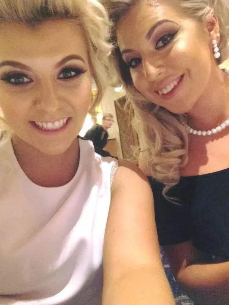 Blondes with naughty smiles by spongebobmugabe