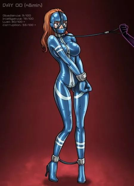 Blue bitchsuit by AbhiGoodies