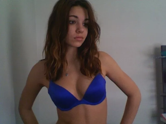 Blue Bra posted by steakflanks