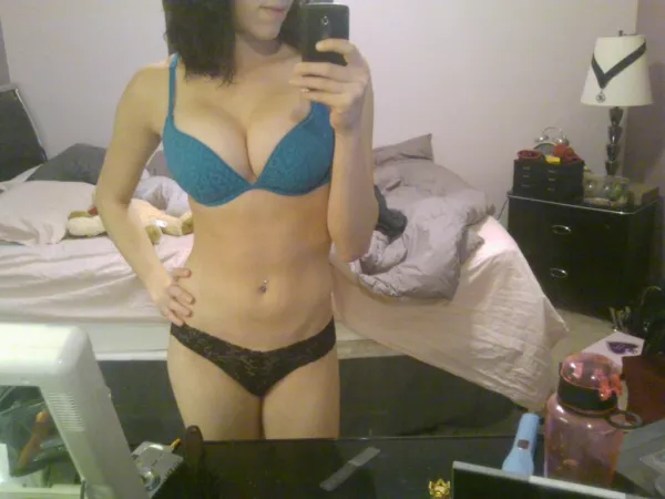 Blue Bra by steakflanks