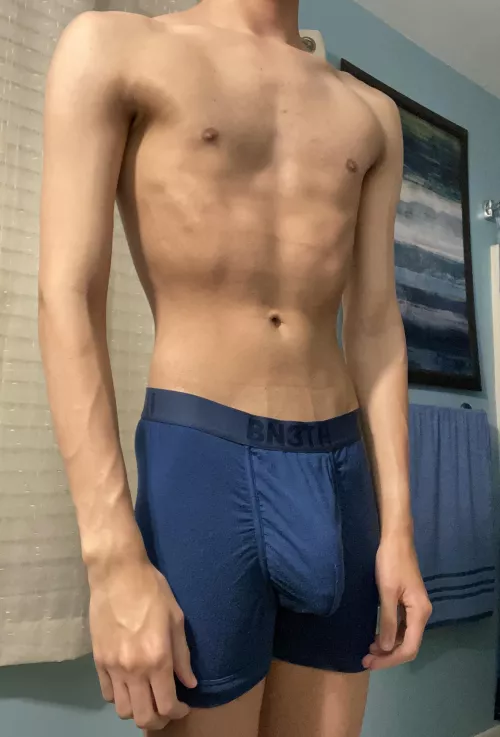 Blue bulge by Bulging__Twink