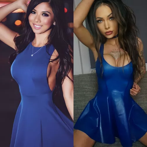 Blue dresses: Lexi Vixi (left) or Tyra Kadney (right)? by going-fast