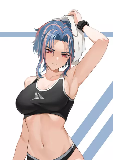 Blue Hair by ballpit86