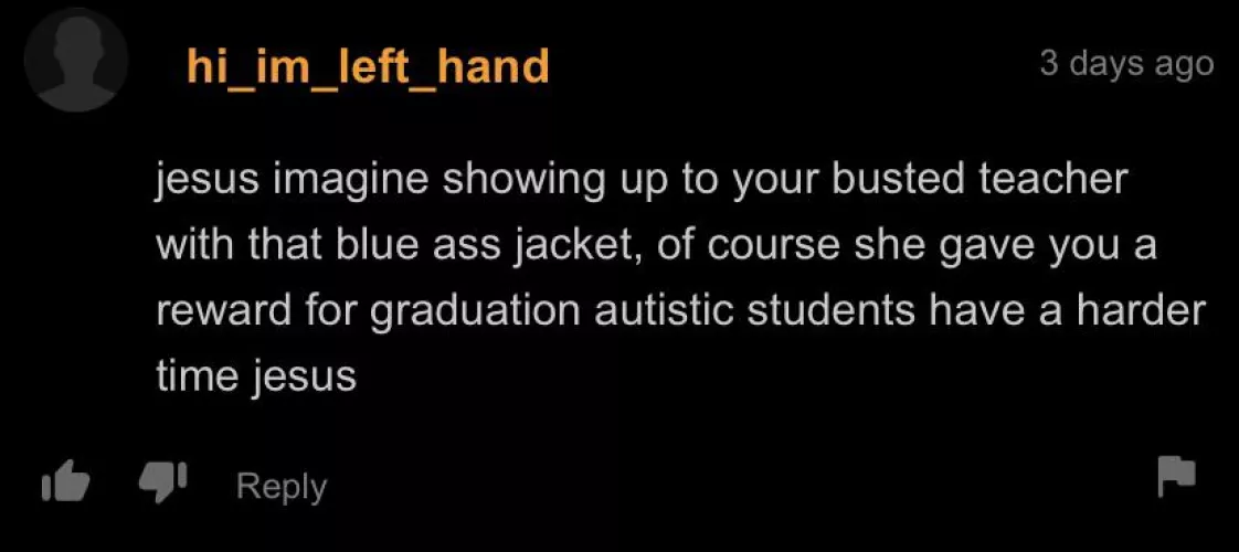 Blue jacket by Iamhuman163753288449