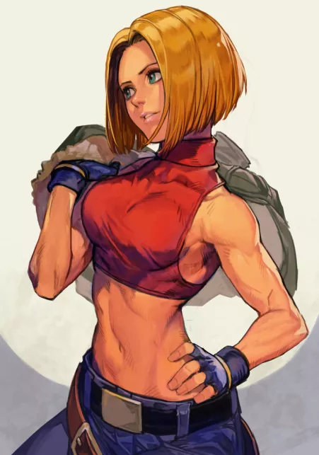 Blue Mary (hankuri/hungry clicker) [Fatal Fury, King of Fighters] by Kuro-Oji