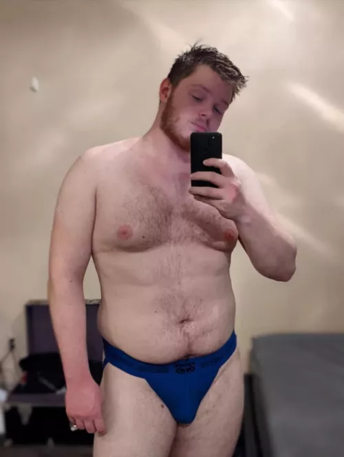 Blue might be my color by JustaMinotaur