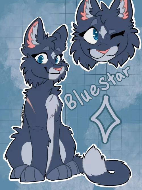 Bluestar [art by me] by flufferrrr