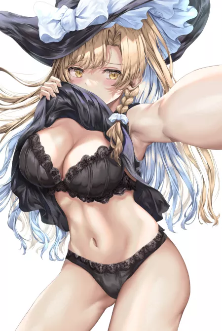 Blushing Marisa [Underwear] by NitroxTouhou