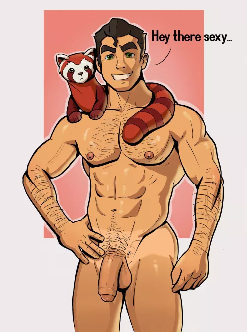 Bolin forgot to put on some clothes by CodyFordArt