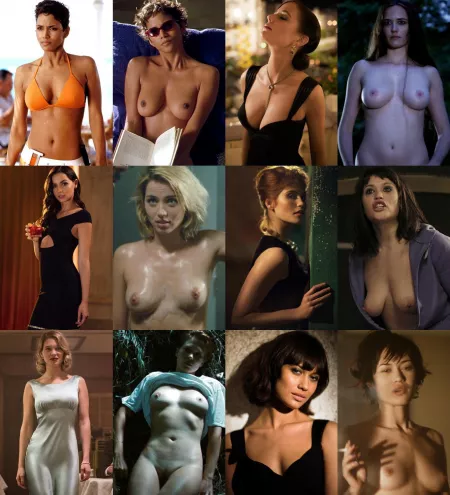 Bond girls: Halle Berry, Eva Green, Ana de Armas, Gemma Arterton, Lea Seydoux, Olga Kurylenko. by Homerchick2