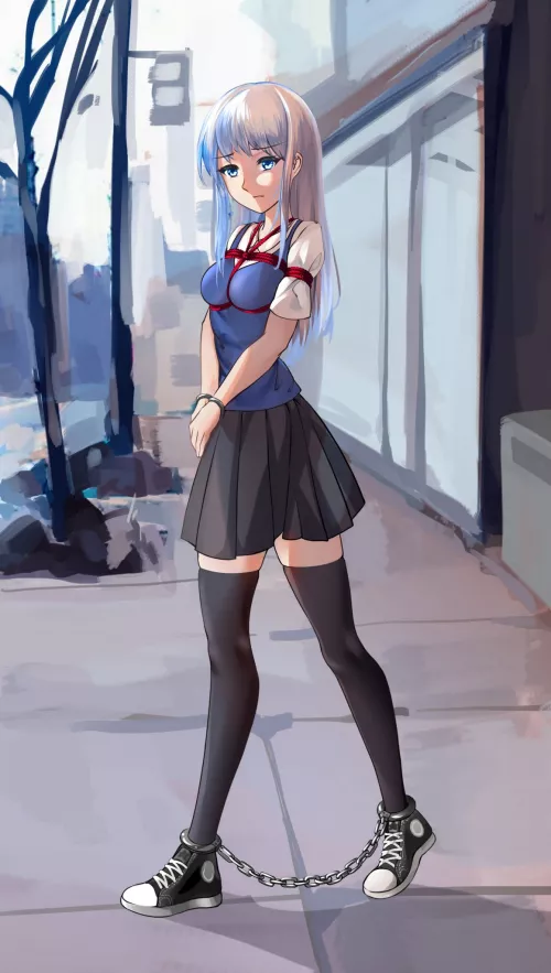 Bondage over some casual clothes by Step-back