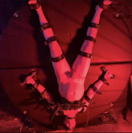 Bondage wheel in action,if you can do better show your worth by mistressdominatrix92