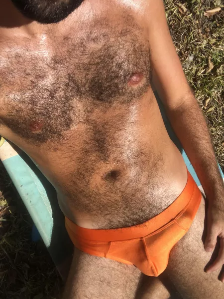 Boner at the public pool by Goopoofroo