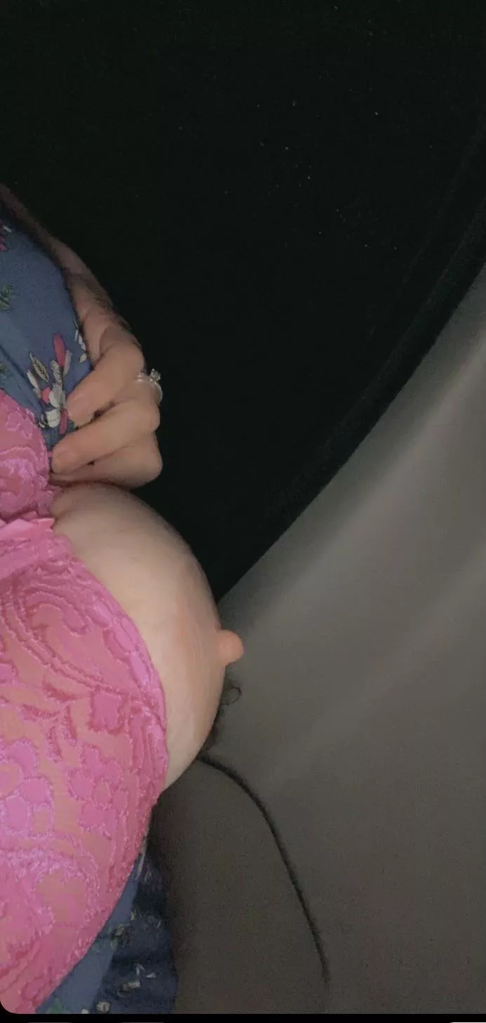 Boob out on the way to work posted by TanyaS4u